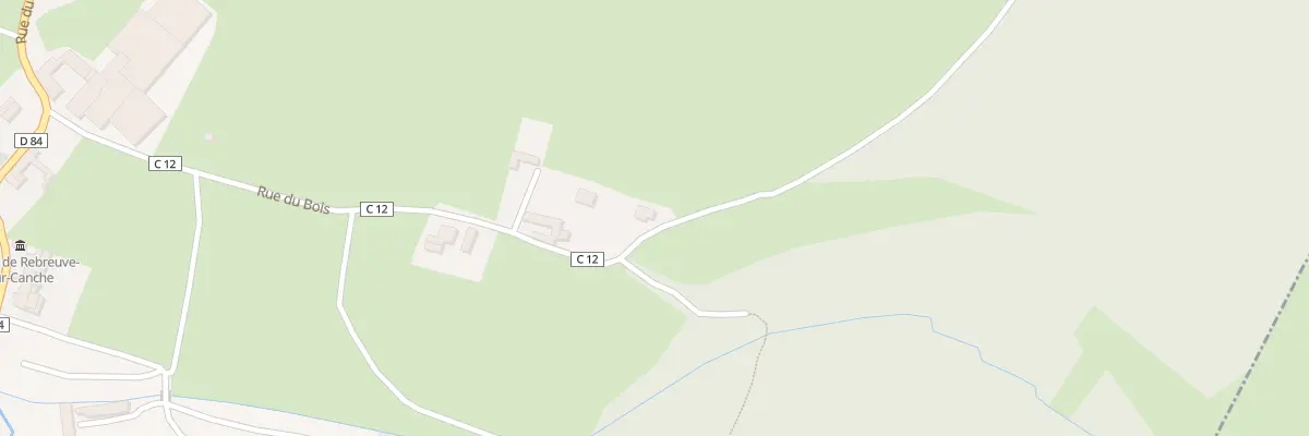 Plan du 45 Rue du Bois à Rebreuve-sur-Canche