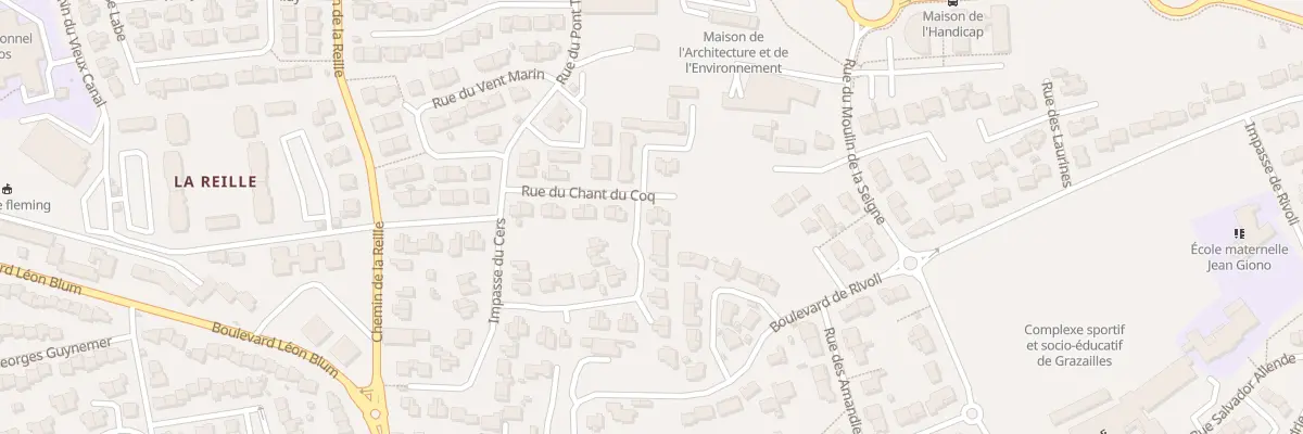 Plan du 34 Rue du Chant du Coq à Carcassonne
