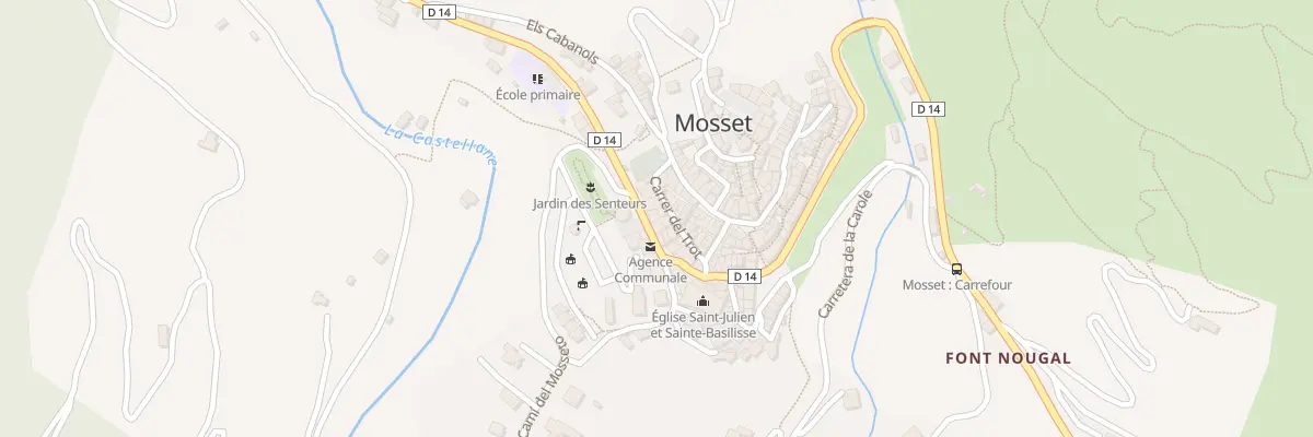 Plan du 9 Vc Carretera Del Coll de Jau à Mosset