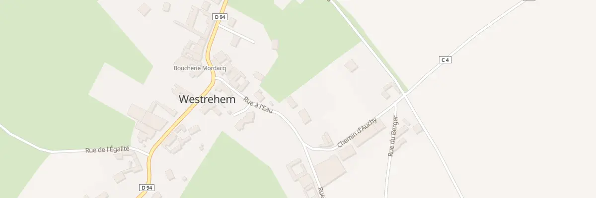 Plan du 3B Rue a l’Eau à Westrehem