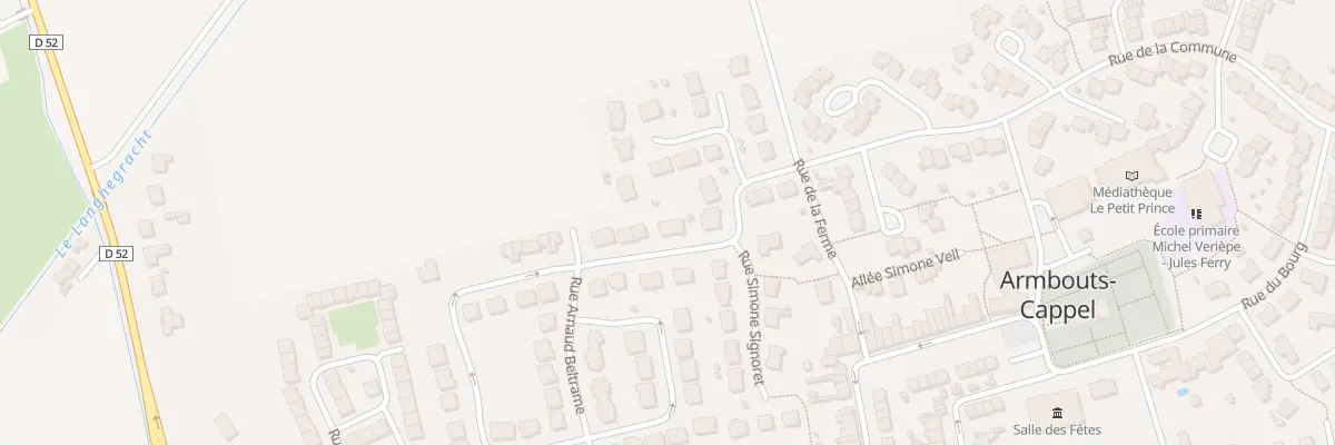 Plan du 5 Rue Nelson Mandela à Armbouts-Cappel