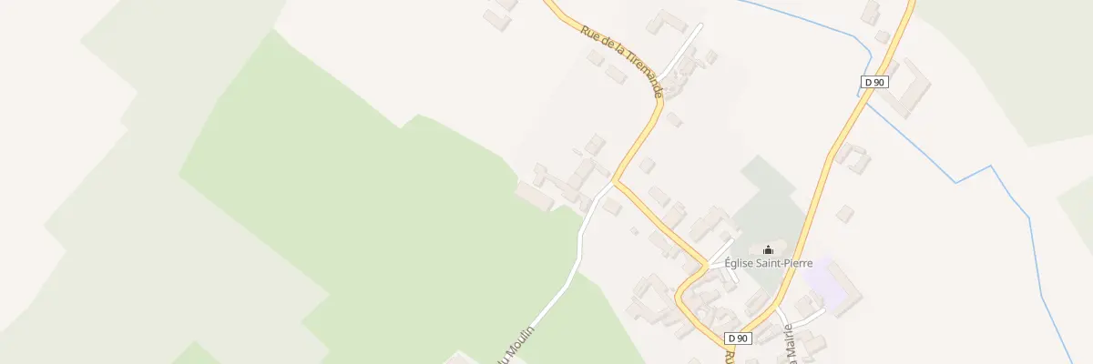 Plan du 2 Rue du Moulin à Ligny-lès-Aire