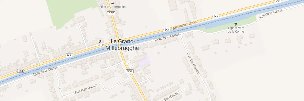 Plan du 242 Quai de la Colme à Steene