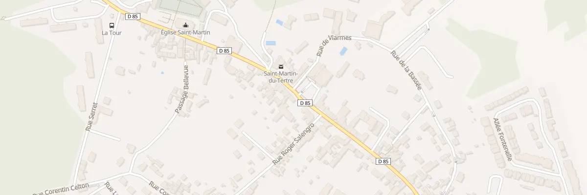 Plan du 1 Rue du Lieutenant Baude à Saint-Martin-du-Tertre