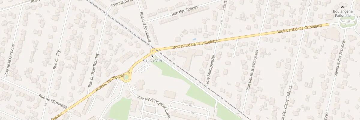 Plan du 4 Bd de la Gribelette à Morsang-sur-Orge