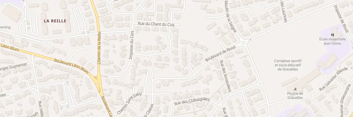 Plan du 22 Rue du Chant du Coq à Carcassonne