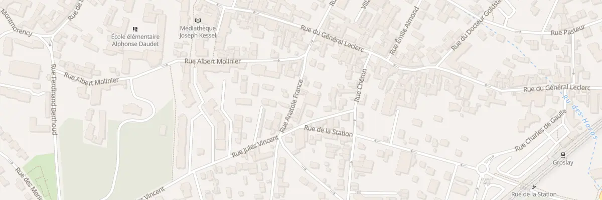 Plan du 5 Rue Anatole France à Groslay