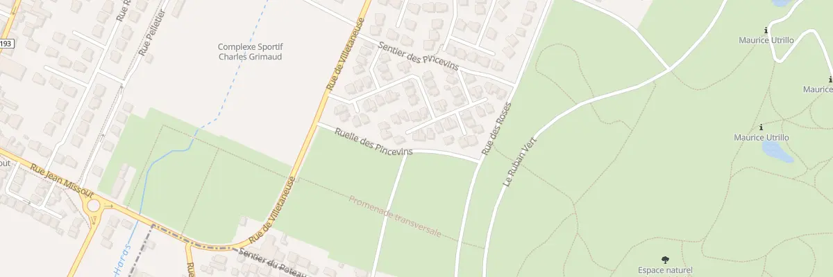Plan du 5 All du Pressoir à Montmagny