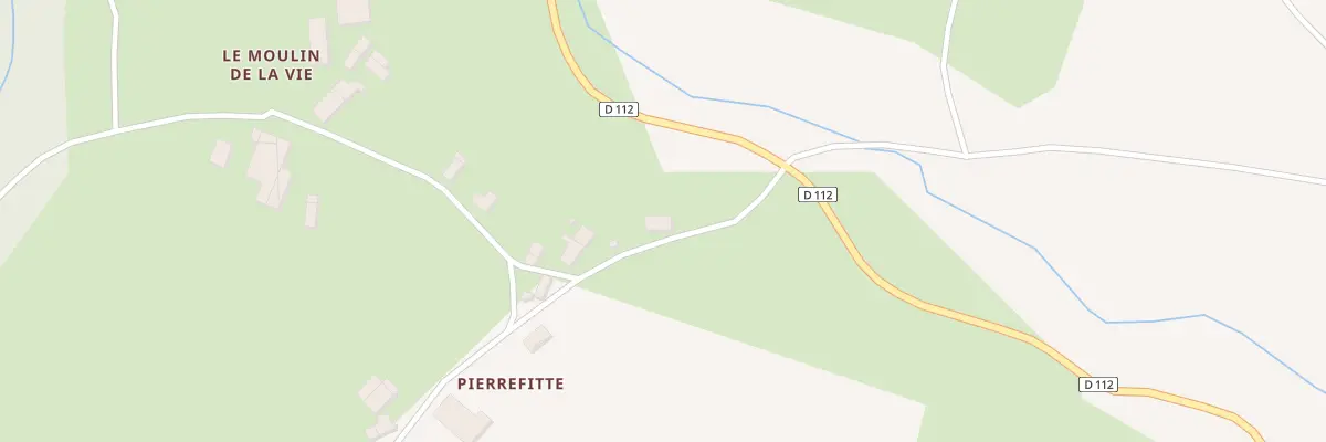 Plan du 1 Pierrefitte à Mesples