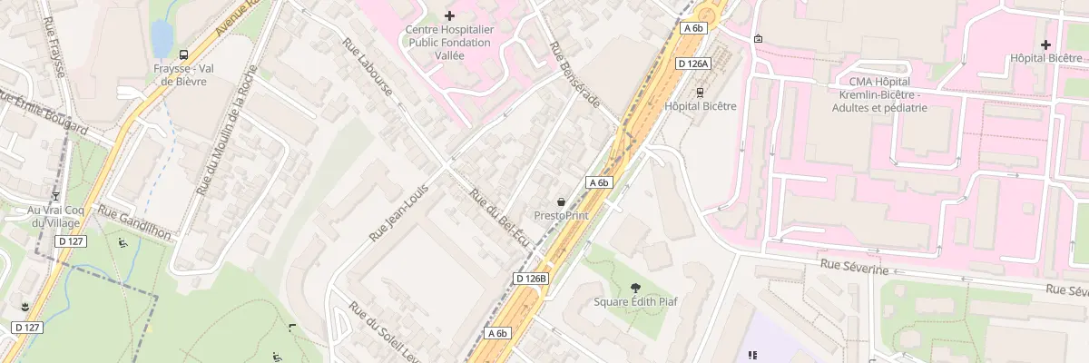 Plan du 15 Rue Julien Bonnot à Gentilly