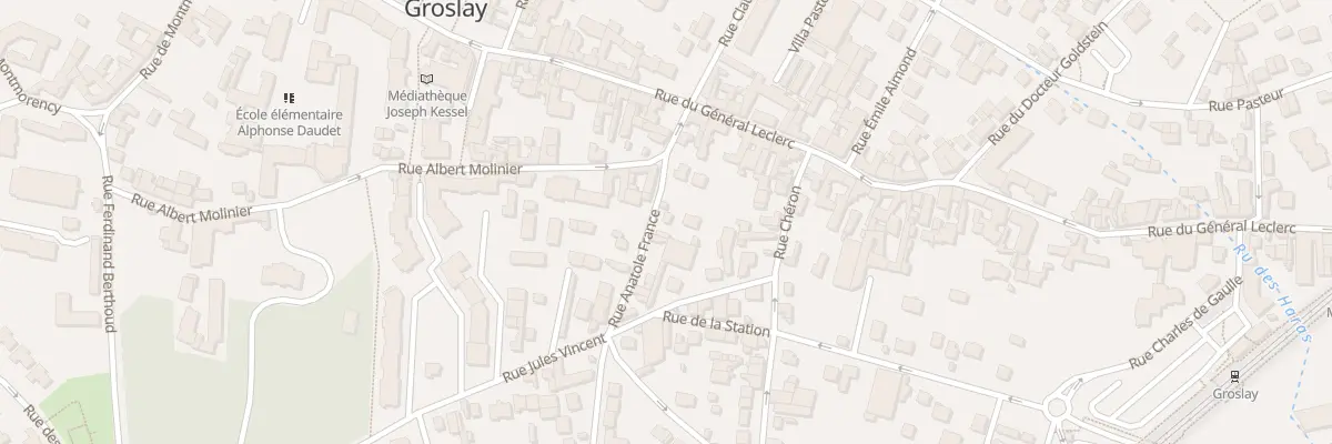 Plan du 3B Rue Anatole France à Groslay