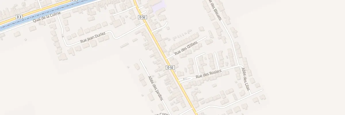 Plan du 28 Rue de la Gare à Steene