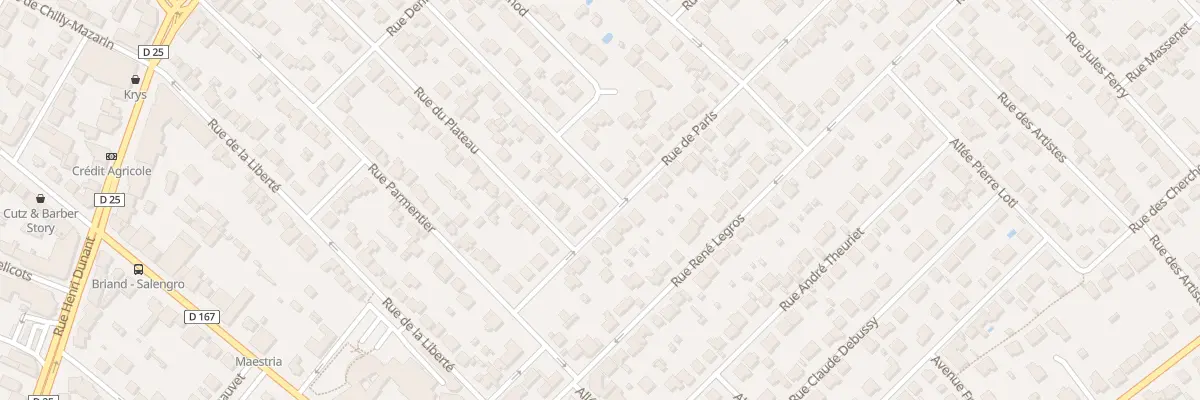 Plan du 13 Rue de Paris à Savigny-sur-Orge