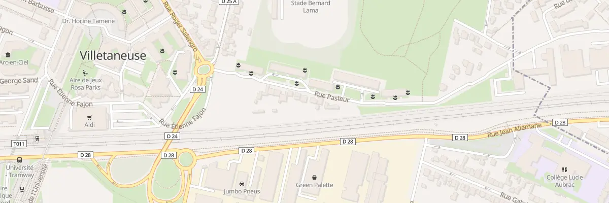 Plan du 24 Rue Pasteur à Villetaneuse