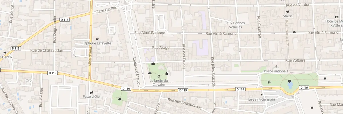 Plan du 104 Rue Voltaire à Carcassonne