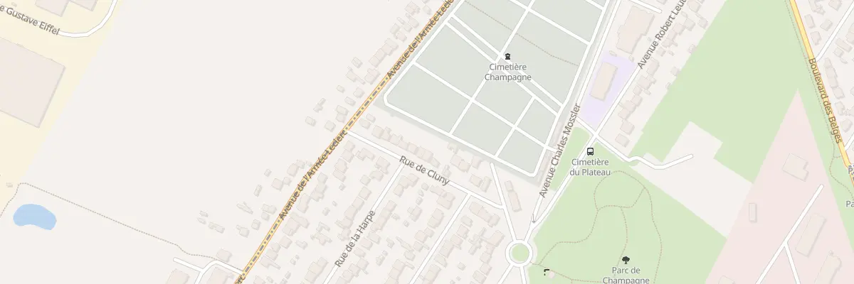 Plan du 16 Rue de Cluny à Savigny-sur-Orge