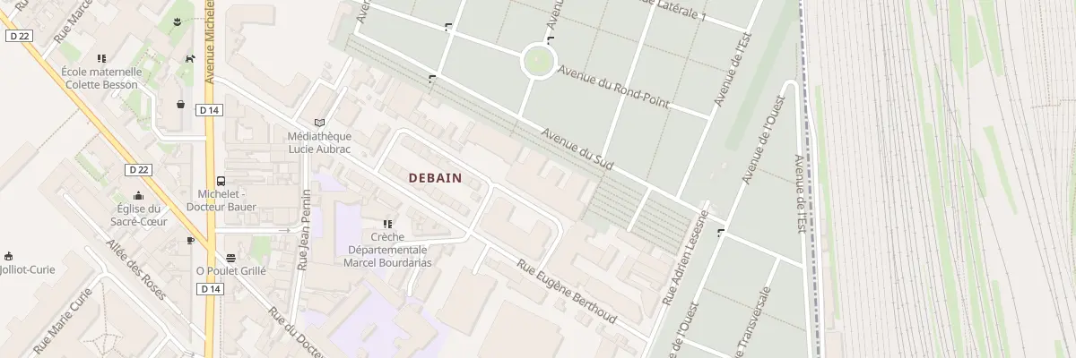 Plan du 21 Rue Vincent Palaric à Saint-Ouen-sur-Seine