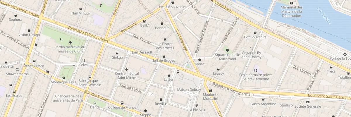 Plan du 62 Bd Saint-Germain à Paris 5e Arrondissement