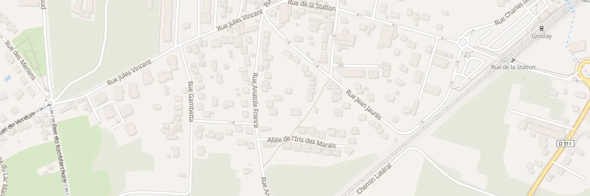 Plan du 31 Rue Anatole France à Groslay
