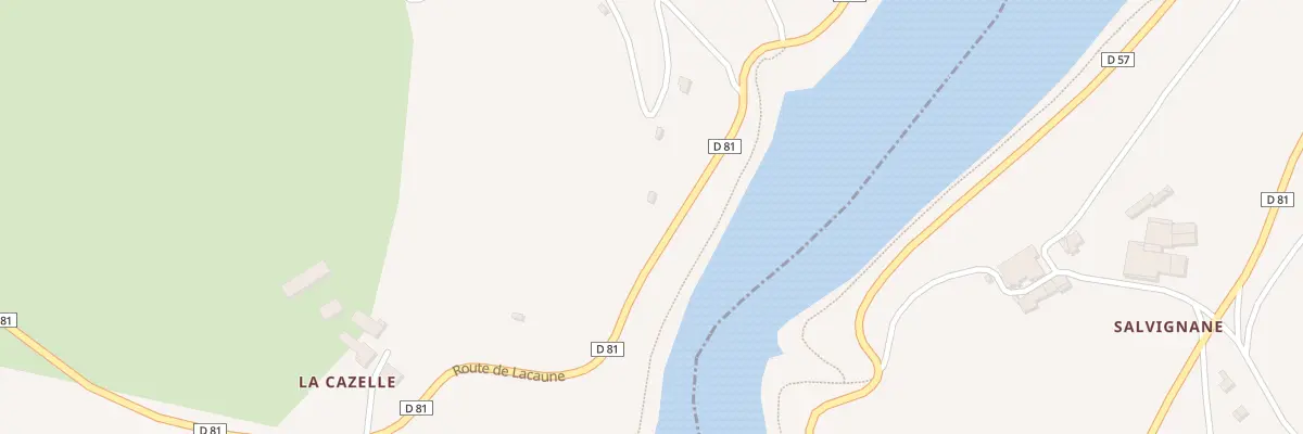Plan du 2099 Rte de Lacaune à Teillet