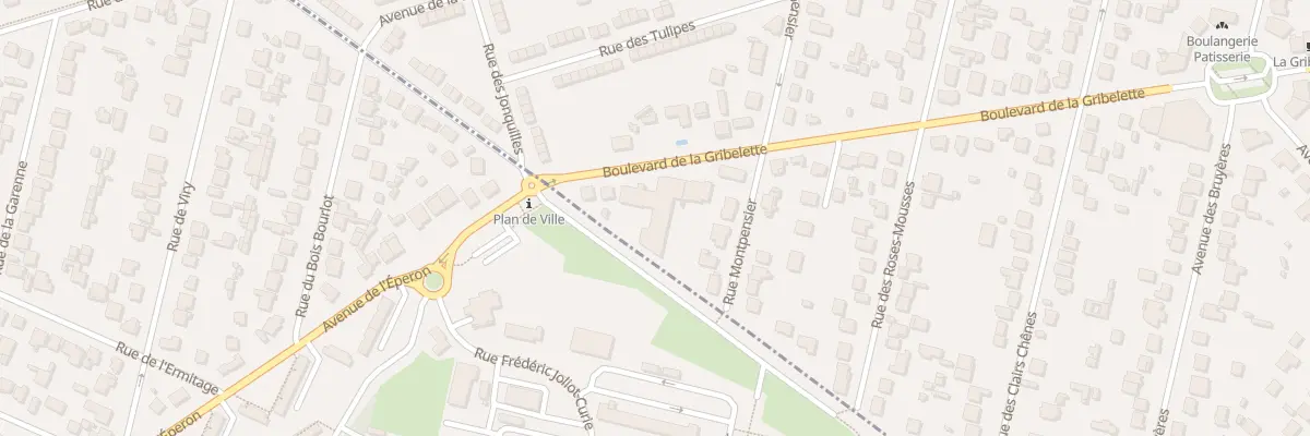 Plan du 6 Bd de la Gribelette à Morsang-sur-Orge