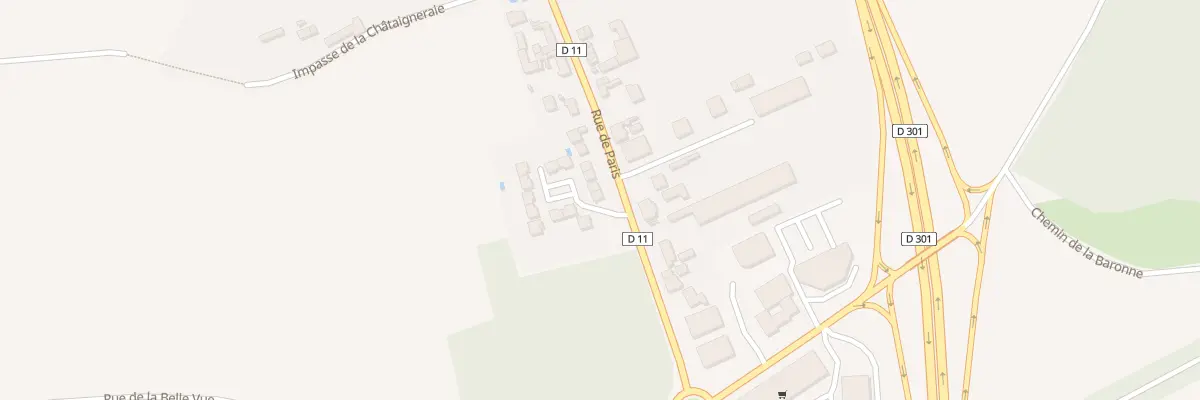 Plan du 1A Rue de Paris à Piscop