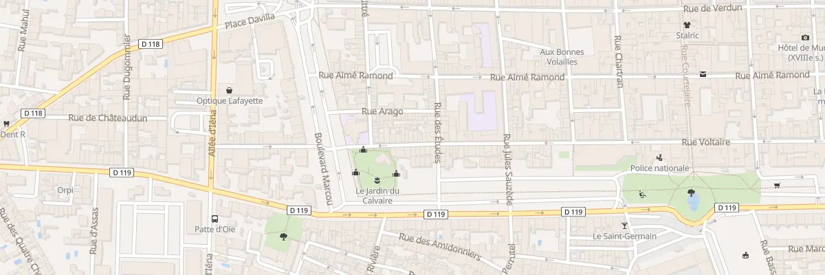 Plan du 102 Rue Voltaire à Carcassonne