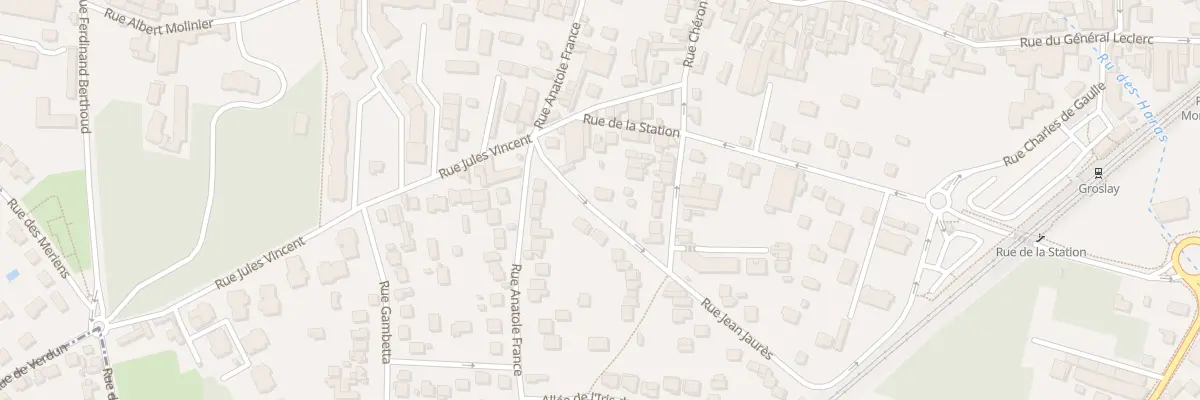 Plan du 5 Rue Jean Jaurès à Groslay