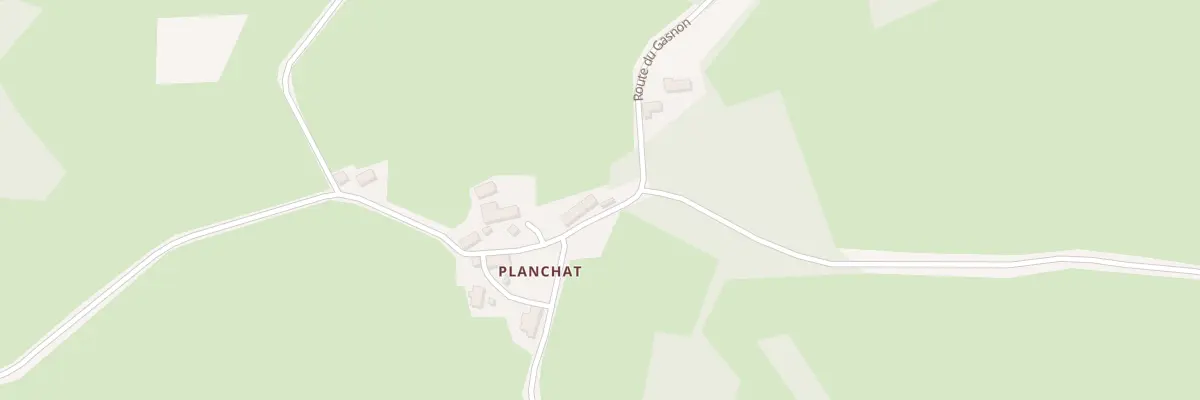 Plan du 5080 Planchat à La Serre-Bussière-Vieille