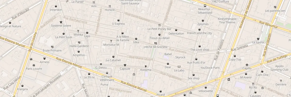 Plan du 51 Rue Greneta à Paris 2e Arrondissement