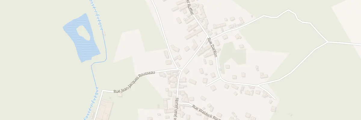 Plan du 90 Rue Jean Jaurès à Bury