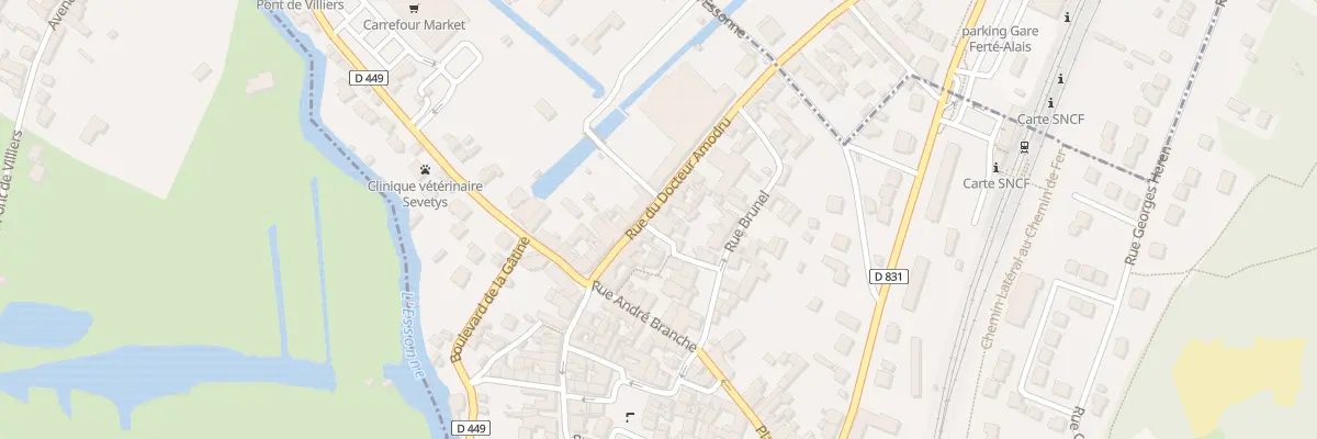 Plan du 6 Rue du Docteur Amodru à La Ferté-Alais