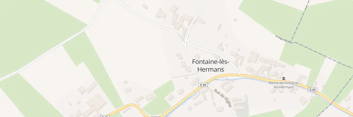 Plan du 5 Rue du Chateau à Fontaine-lès-Hermans