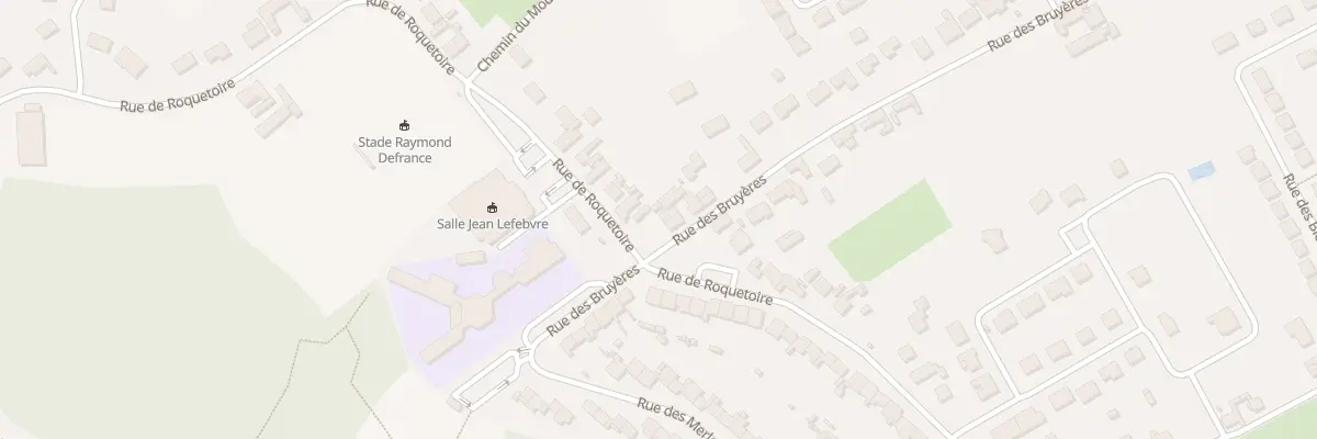 Plan du 56 Rue des Bruyères à Racquinghem