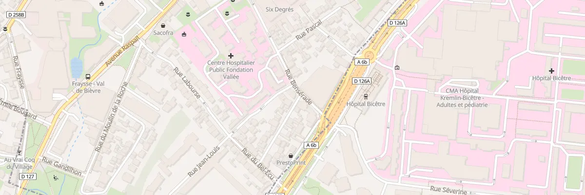 Plan du 11 Rue Bensérade à Gentilly