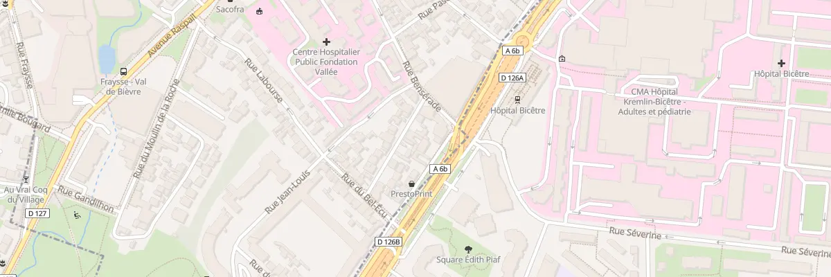 Plan du 7 Rue Julien Bonnot à Gentilly