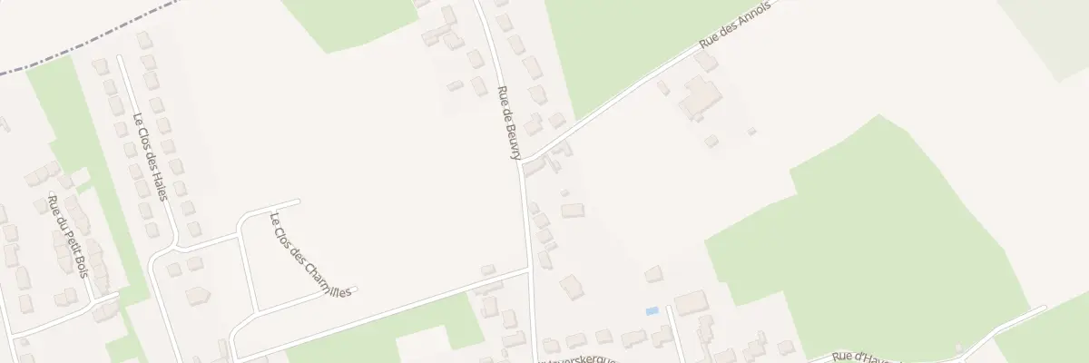 Plan du 8 Rue de Beuvry à Wardrecques
