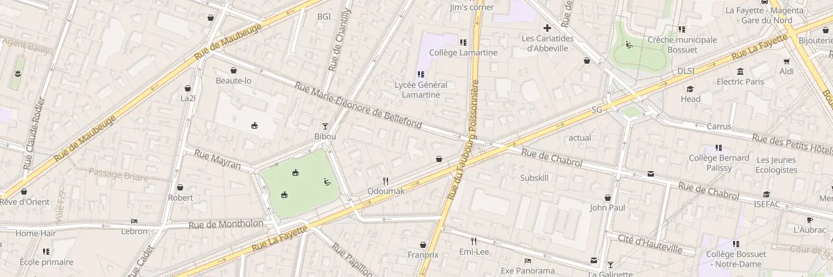 Plan du 7 Rue M Eleonore de Bellefond à Paris 9e Arrondissement