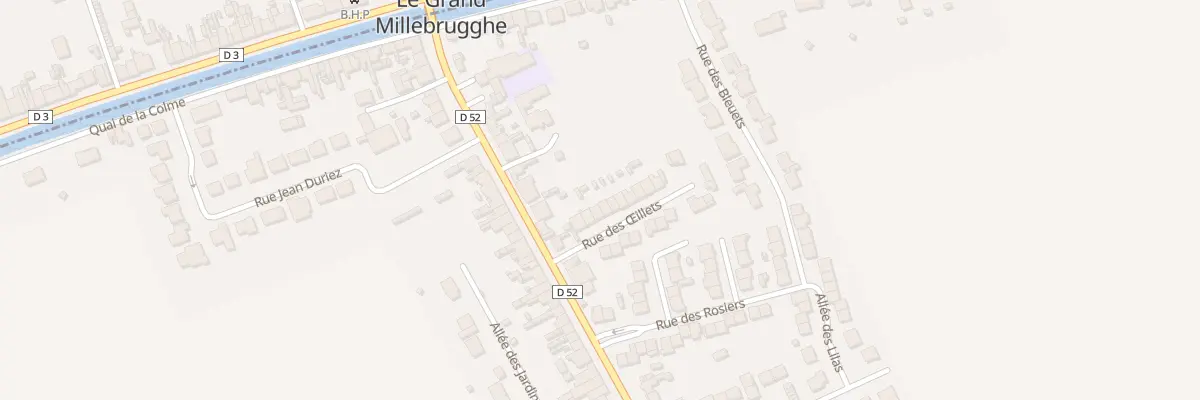 Plan du 8 Rue des Oeillets à Steene