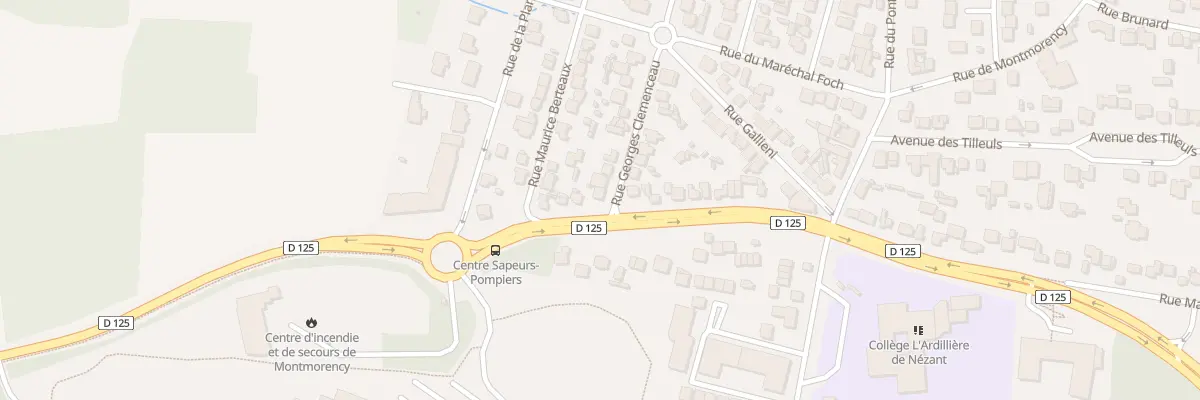 Plan du 1 Rue Georges Clémenceau à Saint-Brice-sous-Forêt