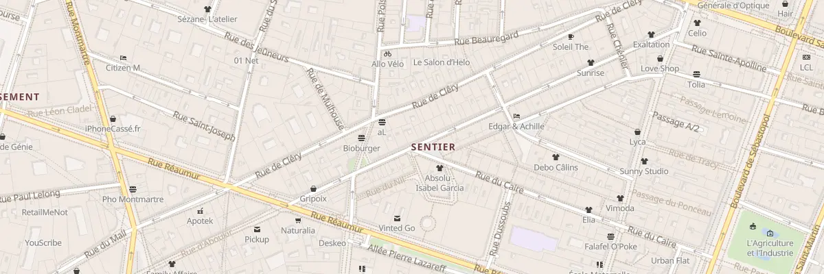Plan du 91 Rue d’Aboukir à Paris 2e Arrondissement