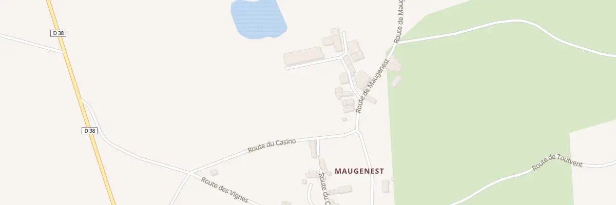 Plan du 685 Rte de Maugenest à Reigny