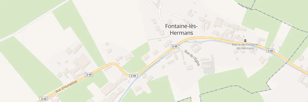Plan du 24 Rue d’Hurtebise à Fontaine-lès-Hermans