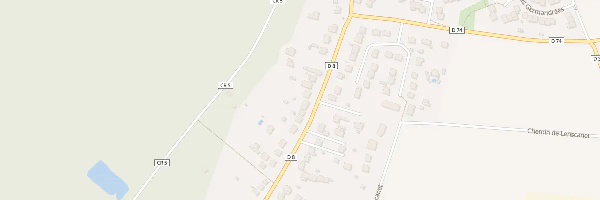 Plan du 55 Rte de St Vrain à Itteville