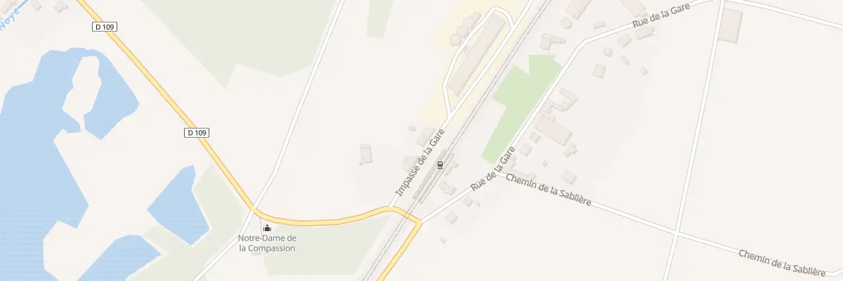 Plan du 3 Imp de la Gare à La Faloise
