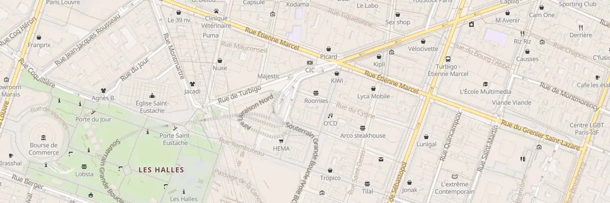 Plan du 17 Rue du Cygne à Paris 1er Arrondissement