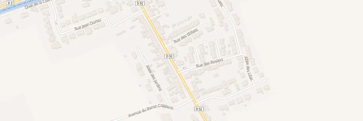 Plan du 4 Rue des Rosiers à Steene