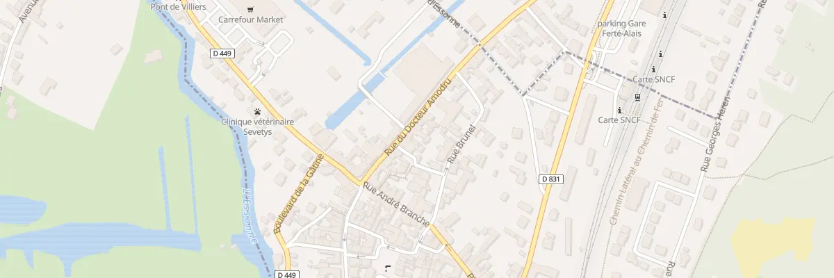 Plan du 10 Rue du Docteur Amodru à La Ferté-Alais
