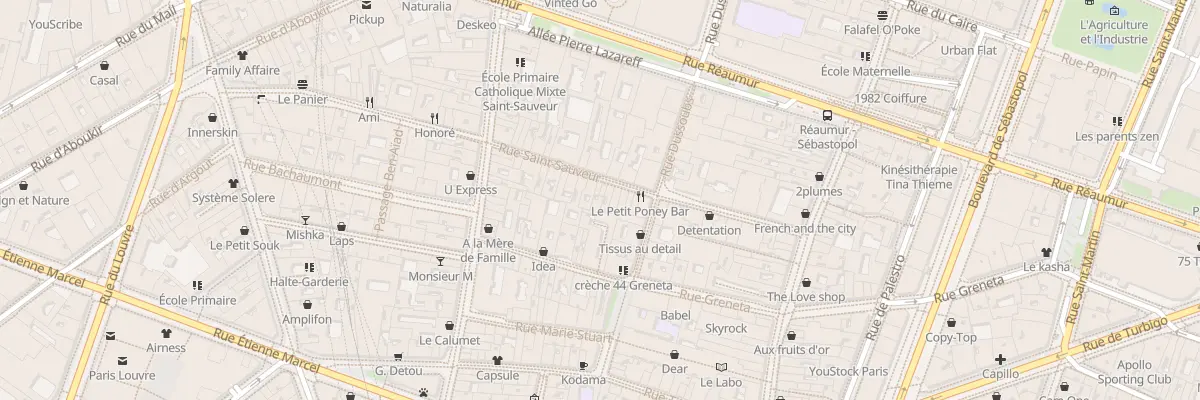 Plan du 35 Rue Saint-Sauveur à Paris 2e Arrondissement