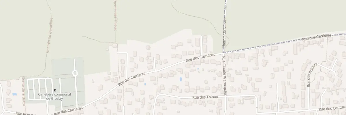 Plan du 45 Rue des Carrières à Groslay